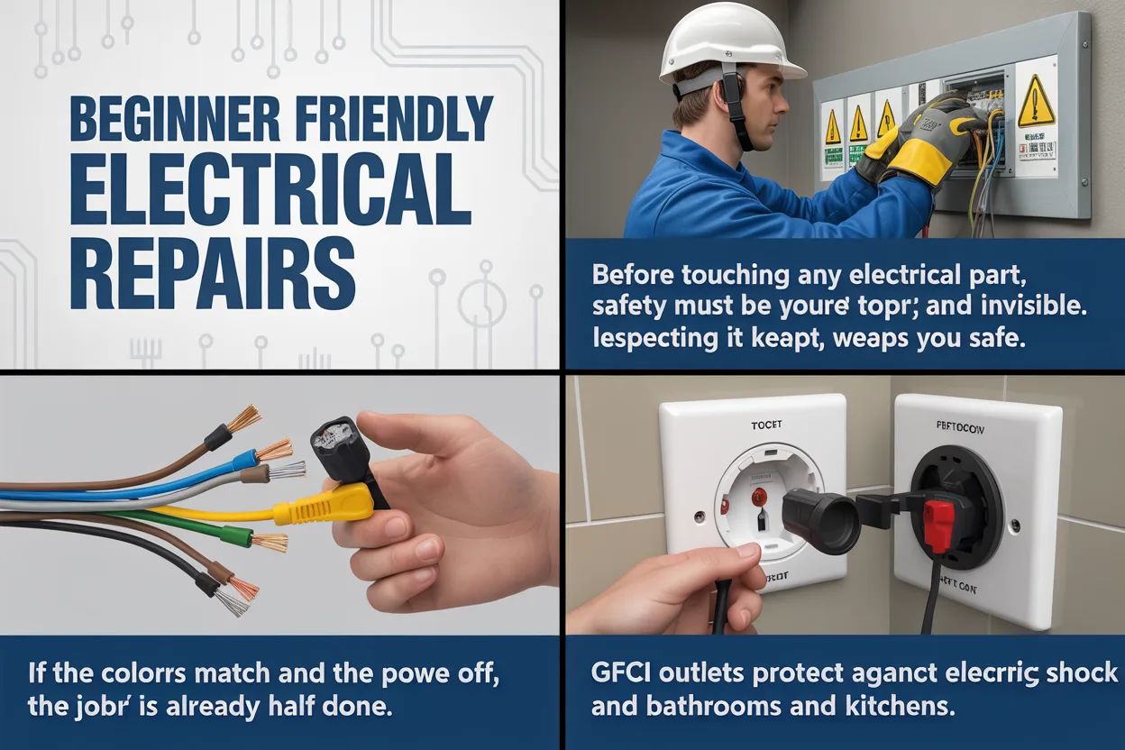 Beginner Friendly Electrical Repairs