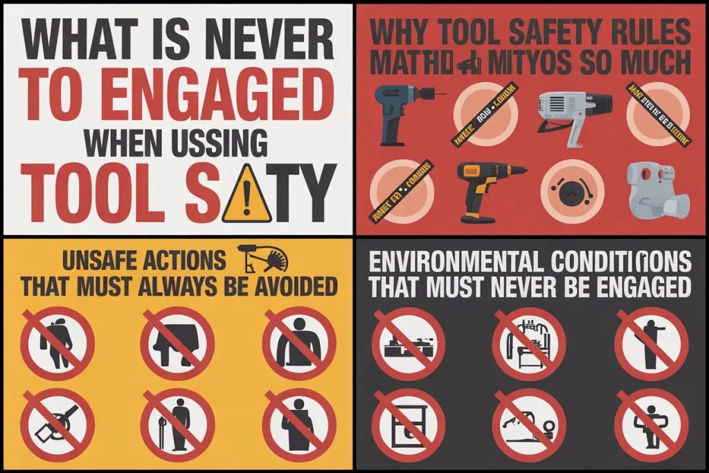 What Is Never to Be Engaged When Using Tools