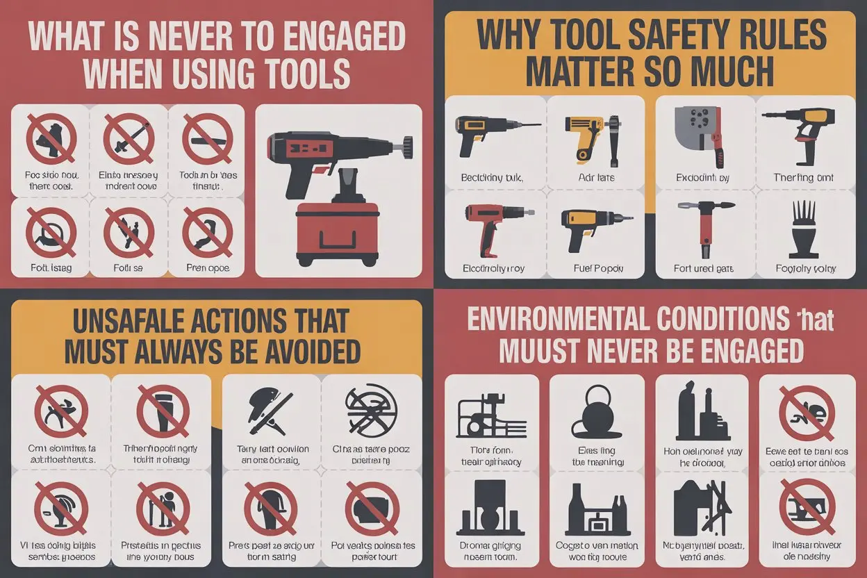 What Is Never to Be Engaged When Using Tools