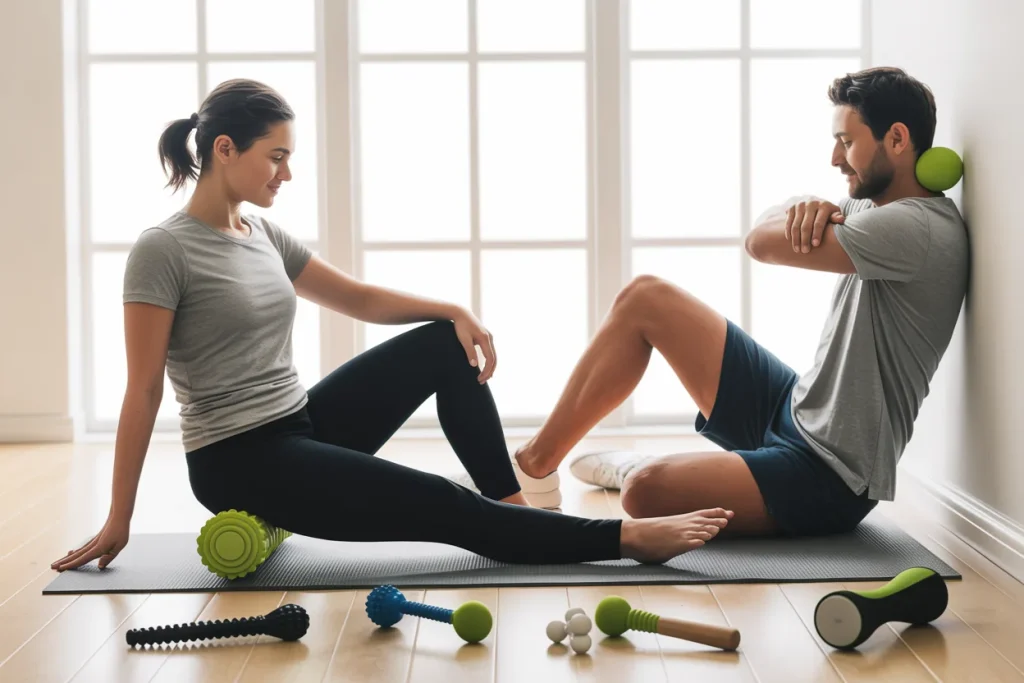 What are the best tools for self-massage at home