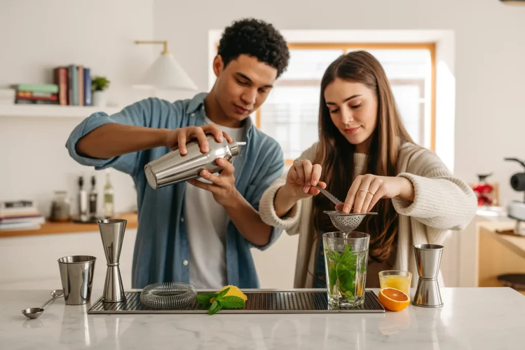 Home Bar Basics Made Simple for New Bartenders Meta Description If you are asking what are the best bar tools for home bartenders, this guide gives clear answers, simple tips, and real advice to build a useful home bar with ease and confidence. Introduction If you have ever mixed a drink at home and felt unsure about your tools, you are not alone. Many people ask what are the best bar tools for home bartenders because they want good drinks without stress or waste. A home bar does not need to feel fancy or costly. It needs the right tools, used the right way, with a clear purpose. This guide is written for real people who love simple, tasty drinks and want to feel confident making them for friends, family, or quiet nights at home. I have spent years making drinks at home, learning from mistakes, and finding tools that actually help. This article shares that experience in plain English. You will learn which tools matter, why they matter, and how to choose ones that fit your space and budget. No hype, no fluff, just helpful advice you can trust. "A good drink starts with calm hands and tools you know well." Alex Turner Why Home Bartenders Need the Right Tools Home bartending is about comfort and joy. The right tools help you measure well, mix smoothly, and serve with care. They also save time and reduce mess. You do not need many items, but each one should earn its place. When people search for what are the best bar tools for home bartenders, they often want to avoid buying things they will never use. That is smart. A small set of well chosen tools can handle most classic drinks. With practice, these tools feel natural in your hands. Good tools also help with safety. Sharp ice, glass, and spills can cause harm if tools are weak or poorly made. Strong, simple tools reduce these risks and make the whole process more relaxed. Core Bar Tools Every Home Bartender Should Own This section covers the tools that form the base of a home bar. These items help you make most classic drinks with ease. Shaker A shaker mixes and chills drinks fast. There are two common types. The Boston shaker has two parts and gives more control. It needs practice but works well. The cobbler shaker has three parts and is easier for beginners. Both work fine at home. Pick the one that feels right in your hands. Jigger A jigger helps you measure liquids. This keeps drinks balanced. Guessing often leads to drinks that taste off. Look for clear markings and a shape that feels steady. A double sided jigger is very useful. Bar Spoon A bar spoon is long and thin. It helps stir drinks in tall glasses. It also helps layer drinks slowly. The twisted handle helps with grip and smooth motion. Strainer A strainer keeps ice and bits out of the glass. Hawthorne strainers are common and easy to use. Some shakers have built in strainers. Separate ones give more control. Muddler A muddler presses herbs and fruit to release flavor. Wood and steel both work. Smooth ends are best to avoid tearing leaves. Use gentle pressure. Crushing too hard can add bitter taste. "Simple tools used with care beat fancy tools used once." Maria Lopez Essential Tools Overview Table Below is a quick look at the main tools and what they do. Tool Name Main Use Skill Level Shaker Mix and chill drinks Beginner Jigger Measure liquids Beginner Bar Spoon Stir and layer drinks Beginner Strainer Remove ice and solids Beginner Muddler Press fruit and herbs Beginner Optional Tools That Add Comfort and Ease Once you have the basics, a few extra tools can make things smoother. These are not required, but they help if you enjoy hosting or trying new recipes. People who ask what are the best bar tools for home bartenders often wonder if these extras are worth it. The answer depends on how often you mix drinks. Citrus Juicer Fresh juice tastes better than bottled. A hand juicer is small and easy to clean. It works well for lemon and lime. Ice Tray or Ice Mold Good ice matters. Large cubes melt slower and keep drinks cold without watering them down. Silicone molds are easy to use and store. Fine Mesh Strainer This catches small bits like pulp or herbs. It helps drinks look clean and smooth. Bottle Opener and Corkscrew These seem obvious, but many people forget them. A simple two in one tool saves space. "Comfort in bartending comes from tools that feel familiar." James Carter Optional Tools Table Tool Name Why It Helps Needed Often Citrus Juicer Fresh juice flavor Medium Ice Mold Slower melting ice Medium Fine Strainer Clean drink look Low Bottle Opener Easy access to bottles High How to Choose Tools That Last Quality matters more than brand names. Look for tools made from stainless steel or solid wood. These last longer and are easy to clean. Avoid tools with too many moving parts. Simple designs break less and feel better over time. Weight is important. Tools that feel too light may bend or slip. Tools that feel too heavy can tire your hands. When people think about what are the best bar tools for home bartenders, they often forget storage. Make sure tools fit your drawer or shelf. A clutter free space makes bartending more fun. Cleaning and Care Tips Clean tools after each use. Warm water and mild soap work for most items. Dry tools fully before storing. This prevents rust and smell. Wood tools should not soak in water. Rinse and dry them right away. Good care helps tools last for years and keeps drinks safe. Common Mistakes New Home Bartenders Make Many beginners buy too many tools at once. This leads to clutter and wasted money. Another mistake is skipping measurement. Free pouring looks cool but often ruins balance. Using dull or cracked tools can be unsafe. Replace damaged items quickly. People asking what are the best bar tools for home bartenders often want to avoid these mistakes. Start small, learn slowly, and build with care. How Tools Shape Drink Quality Tools affect taste, texture, and look. A good shaker chills fast. A clear strainer gives a smooth sip. Even ice shape changes how a drink feels. Large cubes give a slow chill. Crushed ice gives quick cooling. When tools work well, you focus on the drink and the moment, not the process. Building a Home Bar on a Budget You do not need to spend much. Many good tools are affordable. Buy one tool at a time. Start with a shaker and jigger. Add others as needed. Look for sets only if you trust the quality. Some sets include weak items. For those still asking what are the best bar tools for home bartenders, the best set is the one you use often and enjoy using. Tools and Personal Style Your bar tools should match how you like to mix drinks. If you enjoy quiet evenings, simple tools work best. If you host often, extras help speed and flow. There is no single right setup. Comfort matters more than looks. Frequently Asked Questions What is the first tool I should buy? If you are asking what are the best bar tools for home bartenders, start with a shaker and a jigger. These two tools handle most tasks and help you learn balance. Do I need expensive tools to make good drinks? No. Simple, well made tools work very well. Skill and care matter more than price. How many tools does a beginner need? Five tools are enough for most drinks. Shaker, jigger, spoon, strainer, and muddler cover many recipes. Are bar tool sets a good idea? Some are good, some are not. Check material and reviews before buying. How long do bar tools last? With good care, stainless steel tools can last many years. Conclusion Home bartending is a personal and rewarding hobby. The right tools help you feel calm, confident, and creative. You do not need a long list or rare items. You need tools that work, feel good, and fit your space. what are the best bar tools for home bartenders