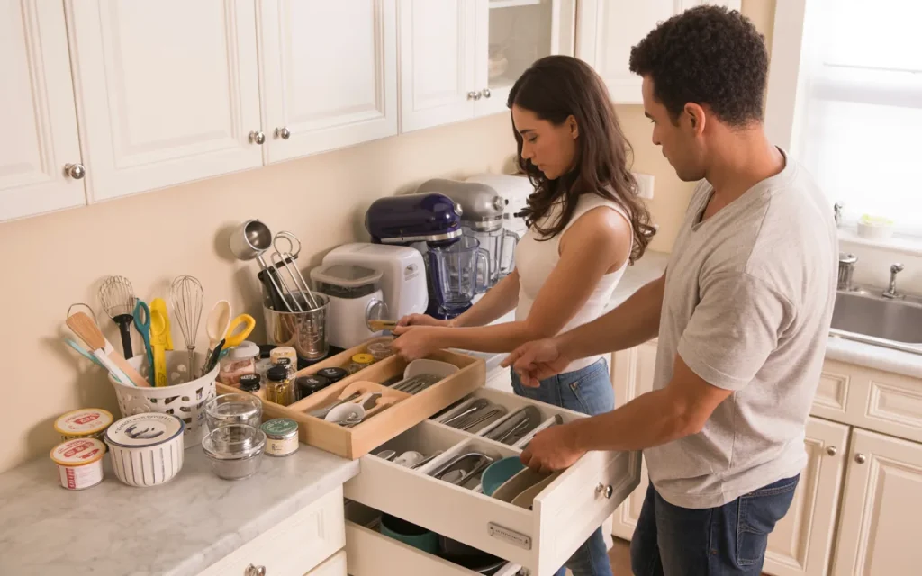 How to organize small kitchen gadgets