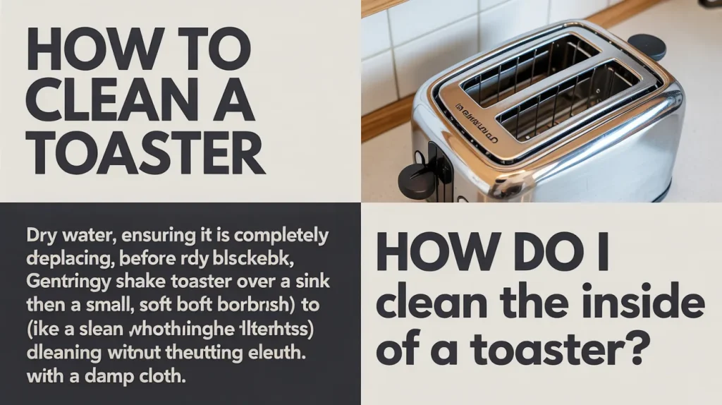 How To Clean A Toaster