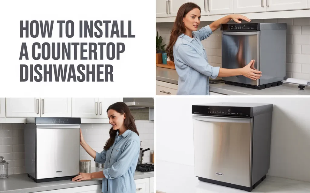 How To Install A Countertop Dishwasher