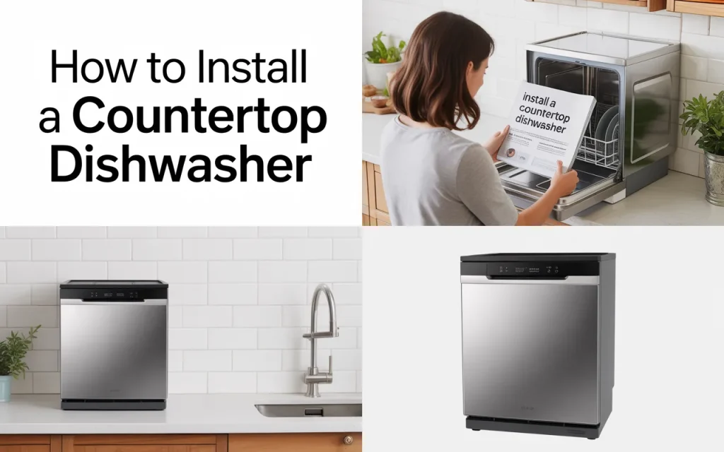 How To Install A Countertop Dishwasher
