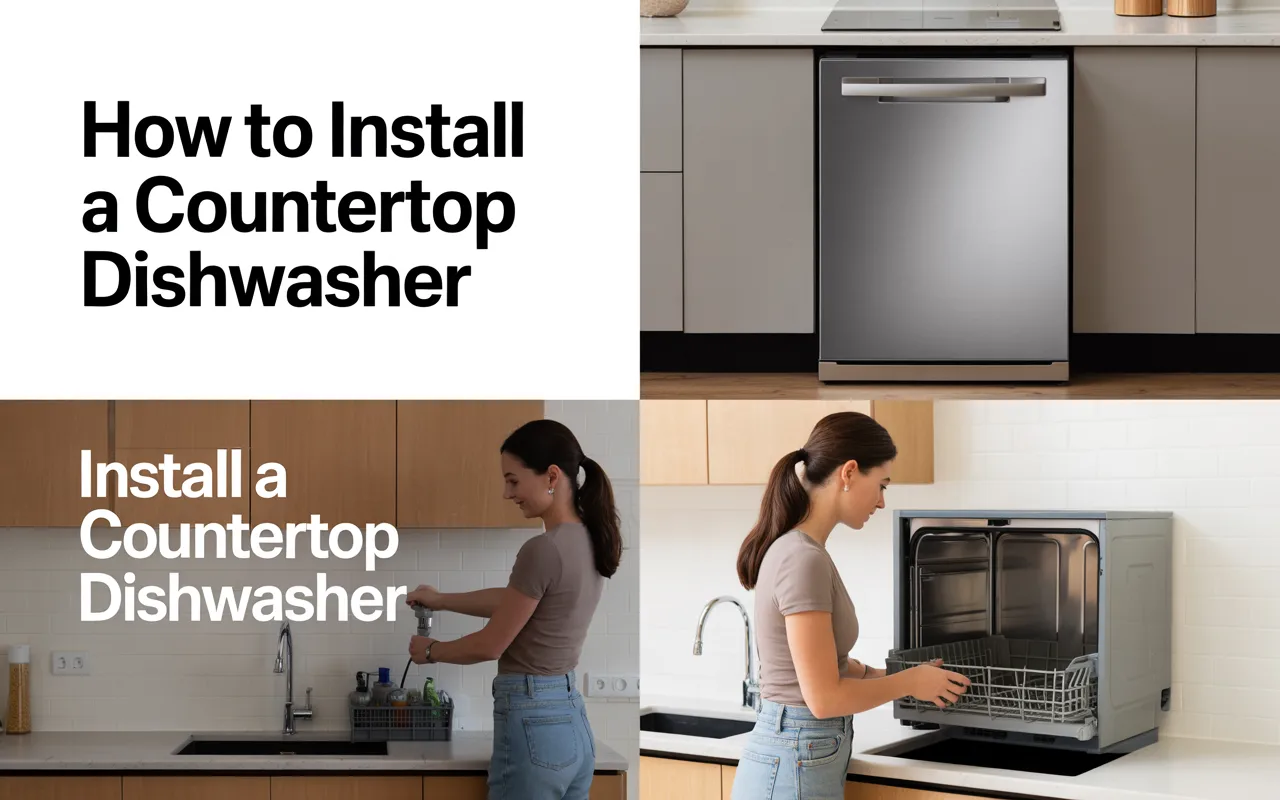 How To Install A Countertop Dishwasher