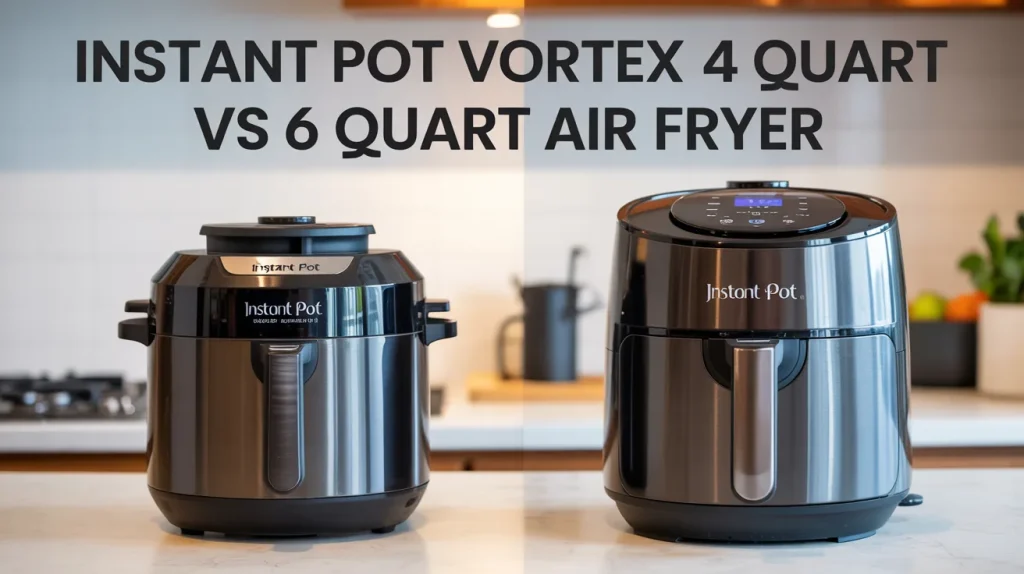 Instant Pot Vortex 4 Quart Vs 6 Quart Air Fryer