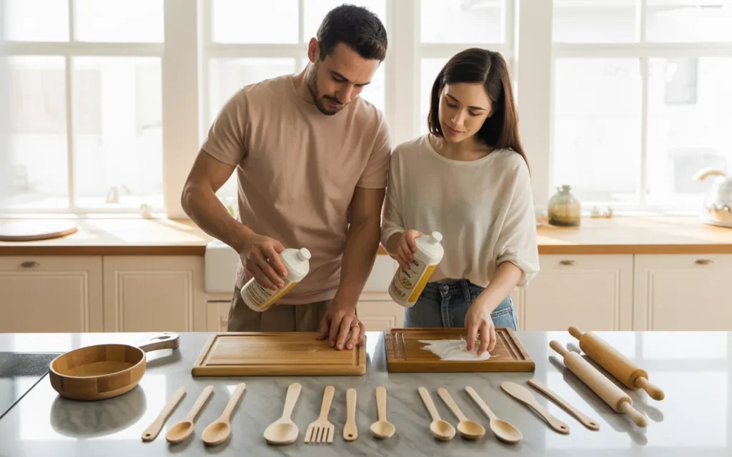 How to maintain wooden kitchen tools
