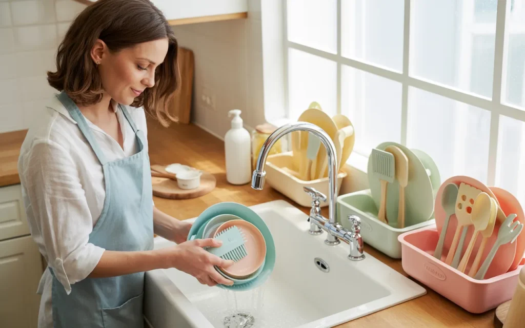 How to clean silicone kitchen tools