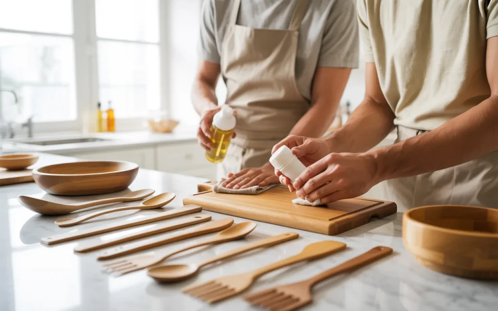 How to maintain wooden kitchen tools