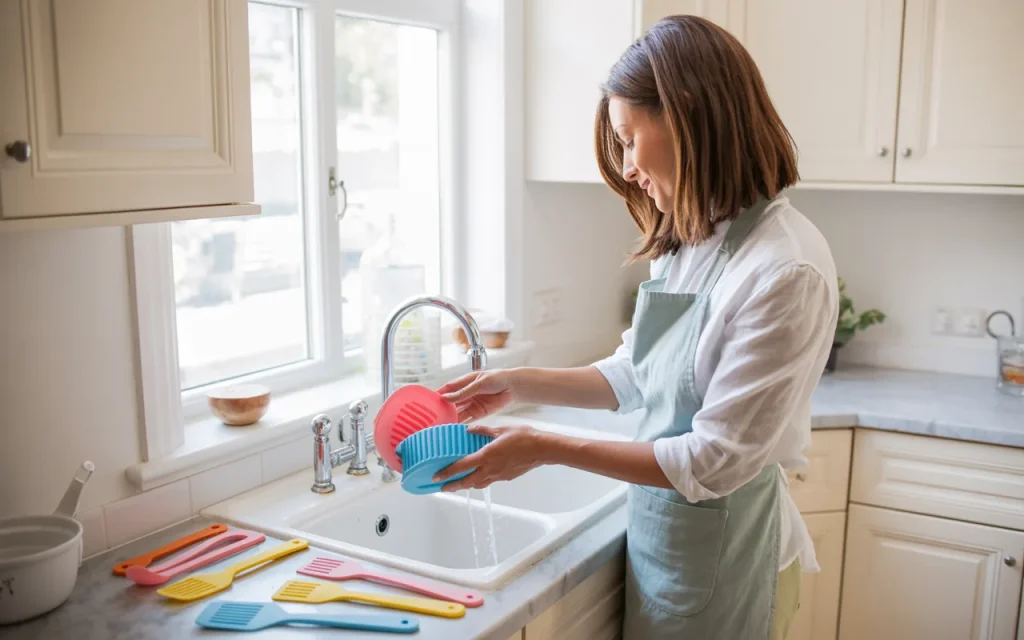 How to clean silicone kitchen tools