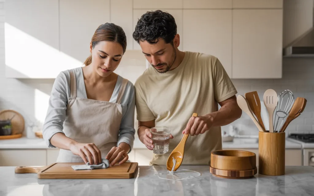 How to maintain wooden kitchen tools